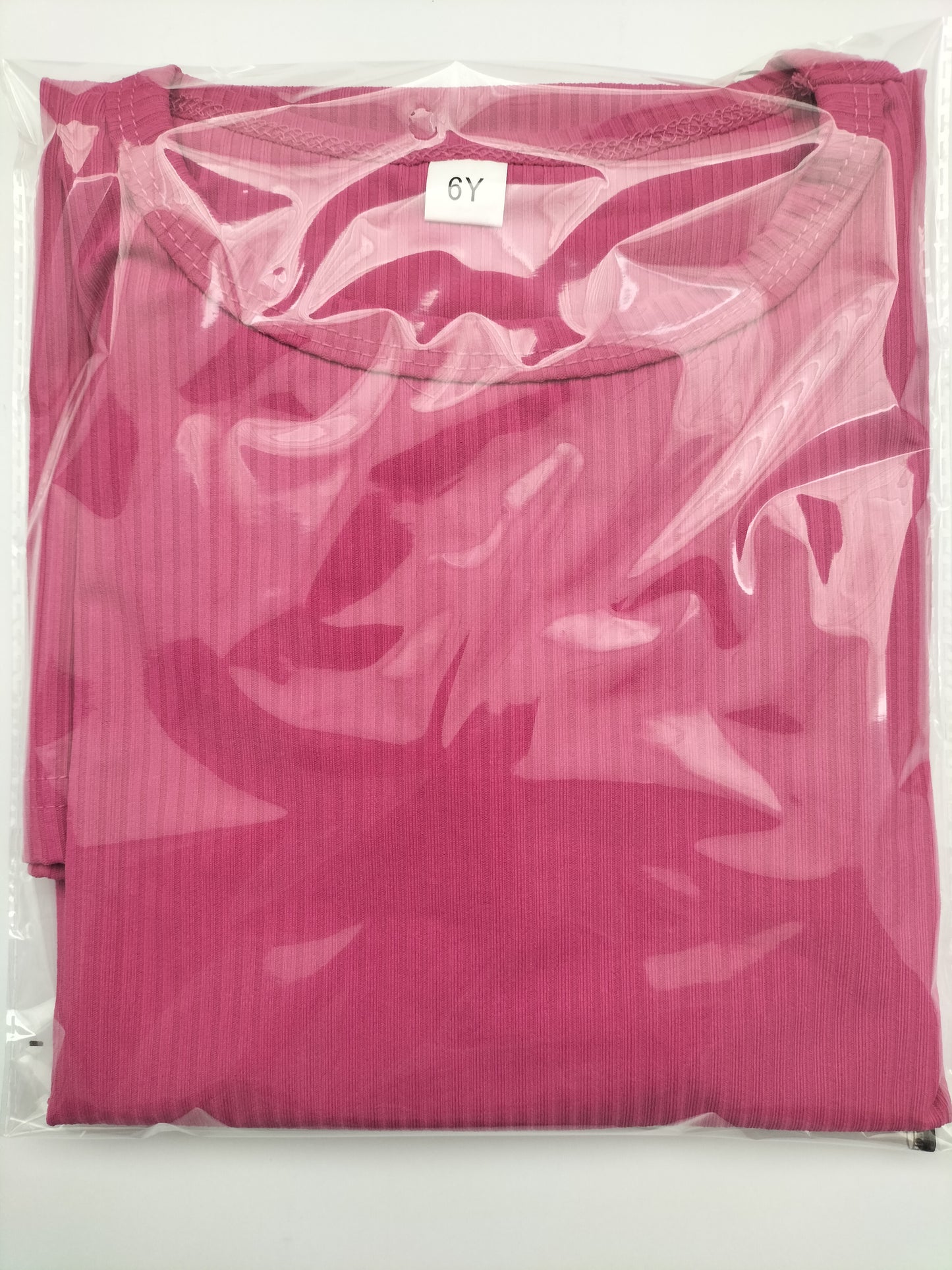 Elegant Toddler Girls Mech Long Sleeve Embroider Bodycon Press Crew Neck Rose Red 6 Years Old