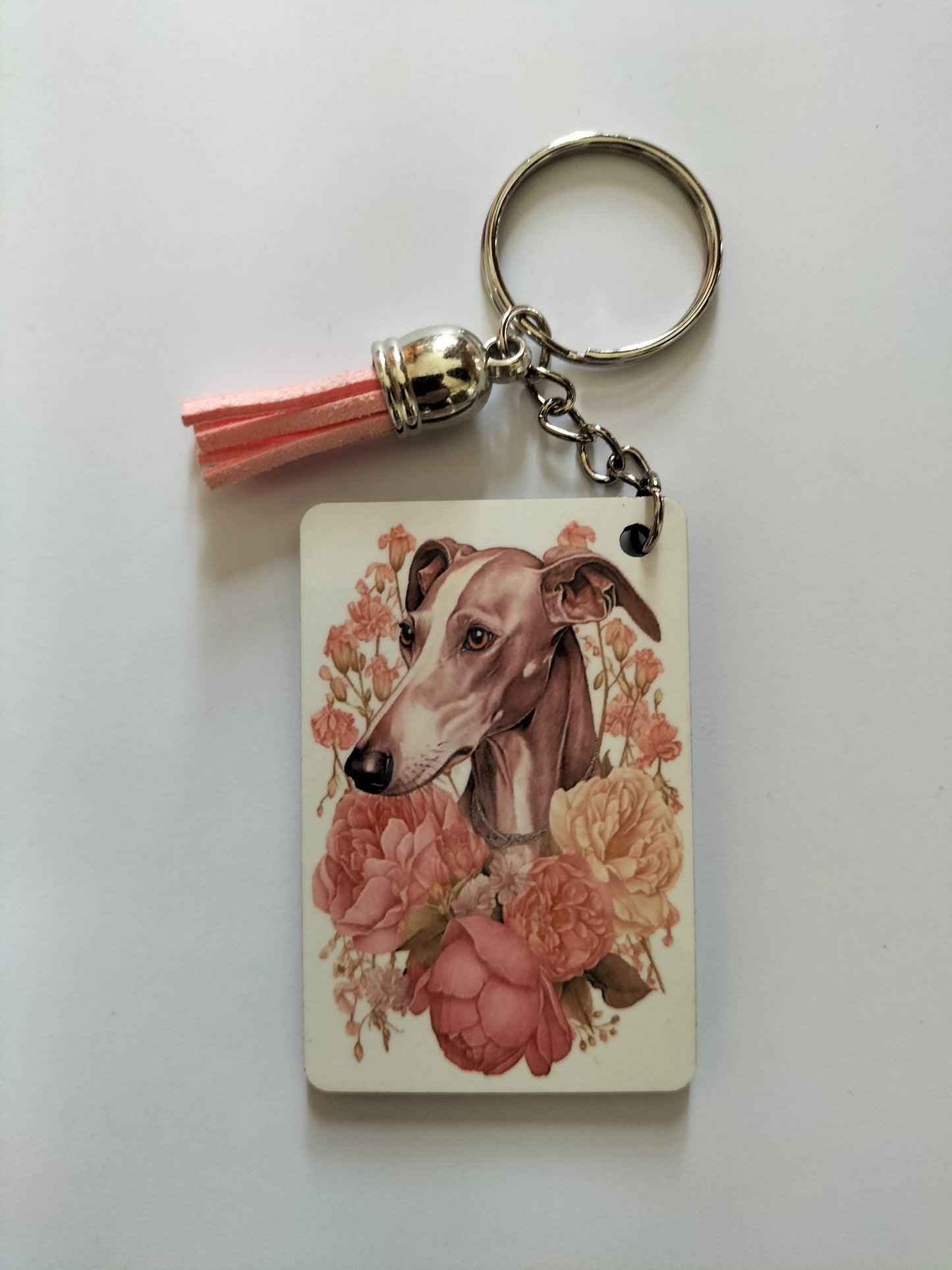 Beautiful MDF Keychain With Gorgeous Dogs Designs On Them