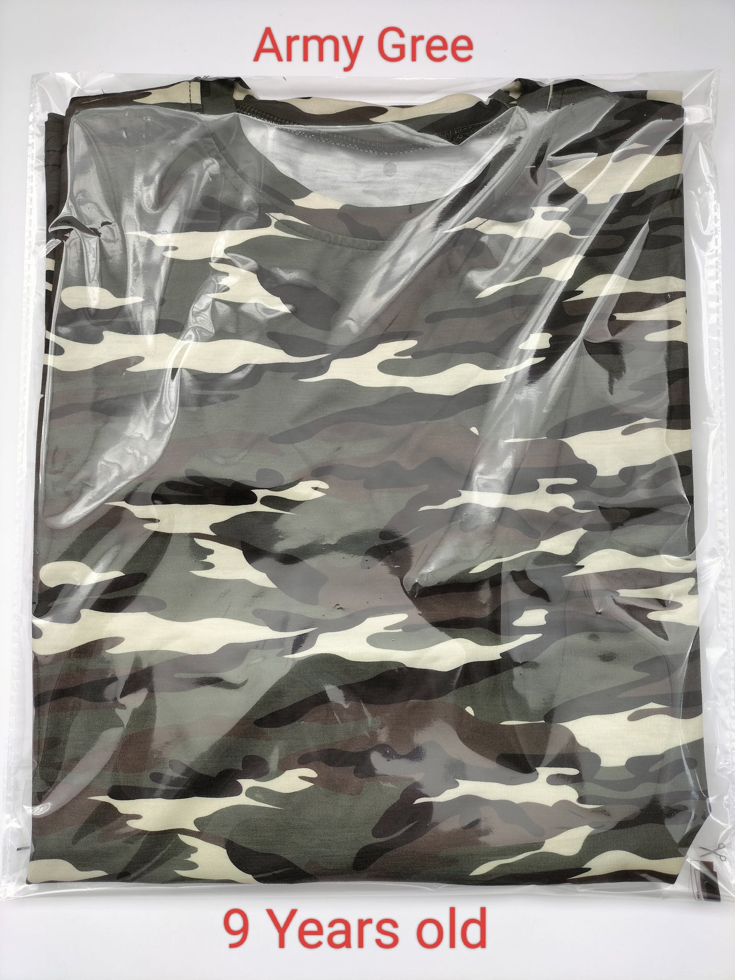Chic Camouflage Print Girls Dress 9 Years Old With Coordinating Belt -short Sleeves & Comfort Fit