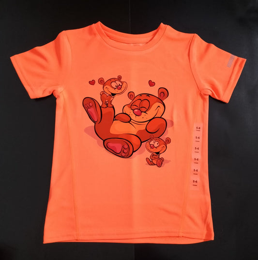 Cute kid Polyester T-shirt age 5-6 and 7-8 years old with beautiful designs