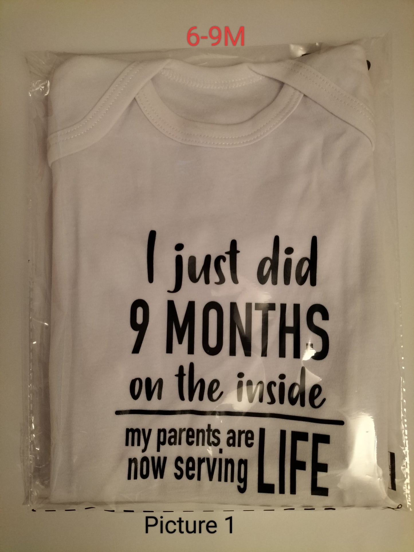 Baby Boy & Girl's 9 Month's Print Body  Suit Comfy Short Sleeve Onesie