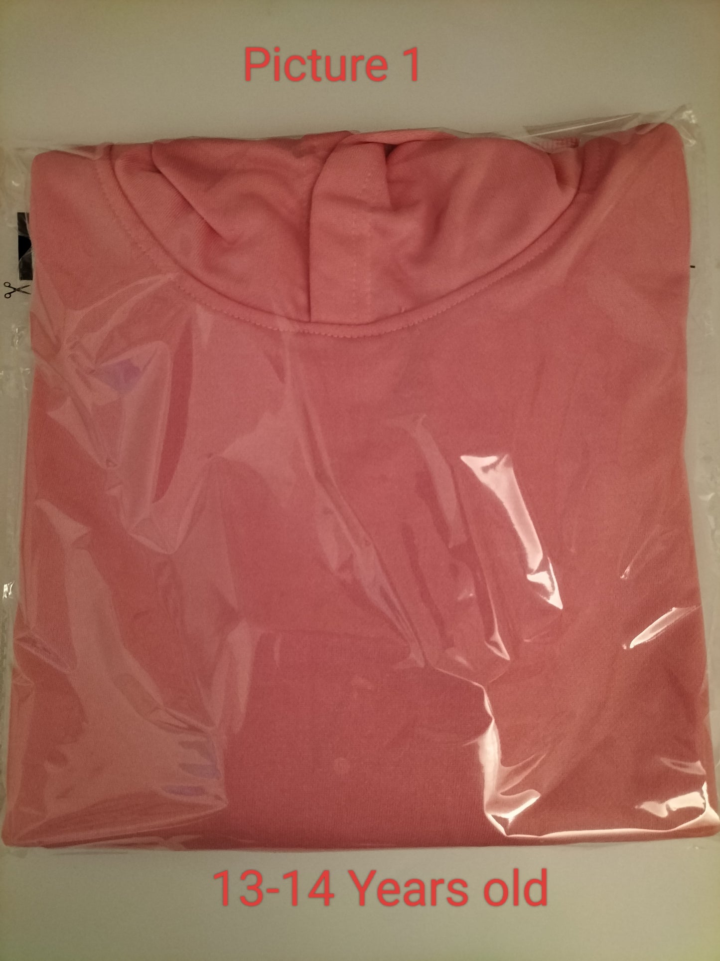 Basic Versatile Hoodie Tops For Girls 7-8Y And 13-14Y Slight Stretch Long Sleeve Sweatshirt Pullover