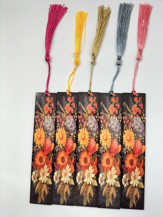 Beautiful Bookmark With Gorgeous Flower Design's On Them