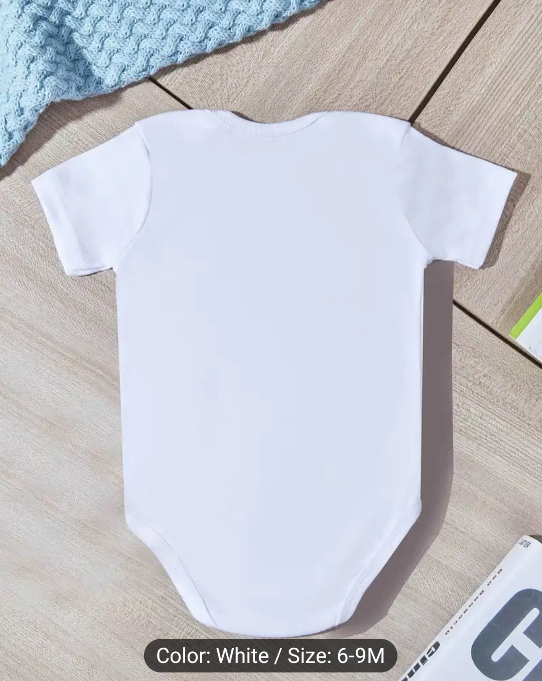 Baby Boy & Girl's 9 Month's Print Body  Suit Comfy Short Sleeve Onesie